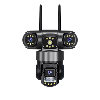 2 MP 4 ayrı lensli WiFi, Ethernet + 4G PTZ kamera – ONVIF
