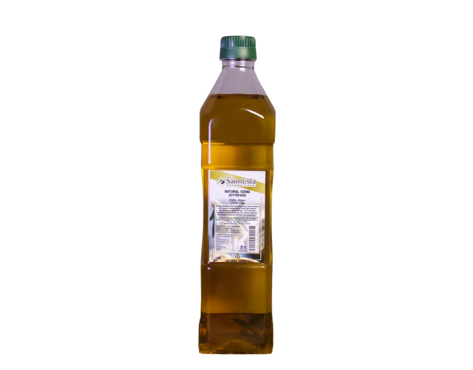 Soğuk Sıkım Natürel Sızma Zeytinyağı 1Lt