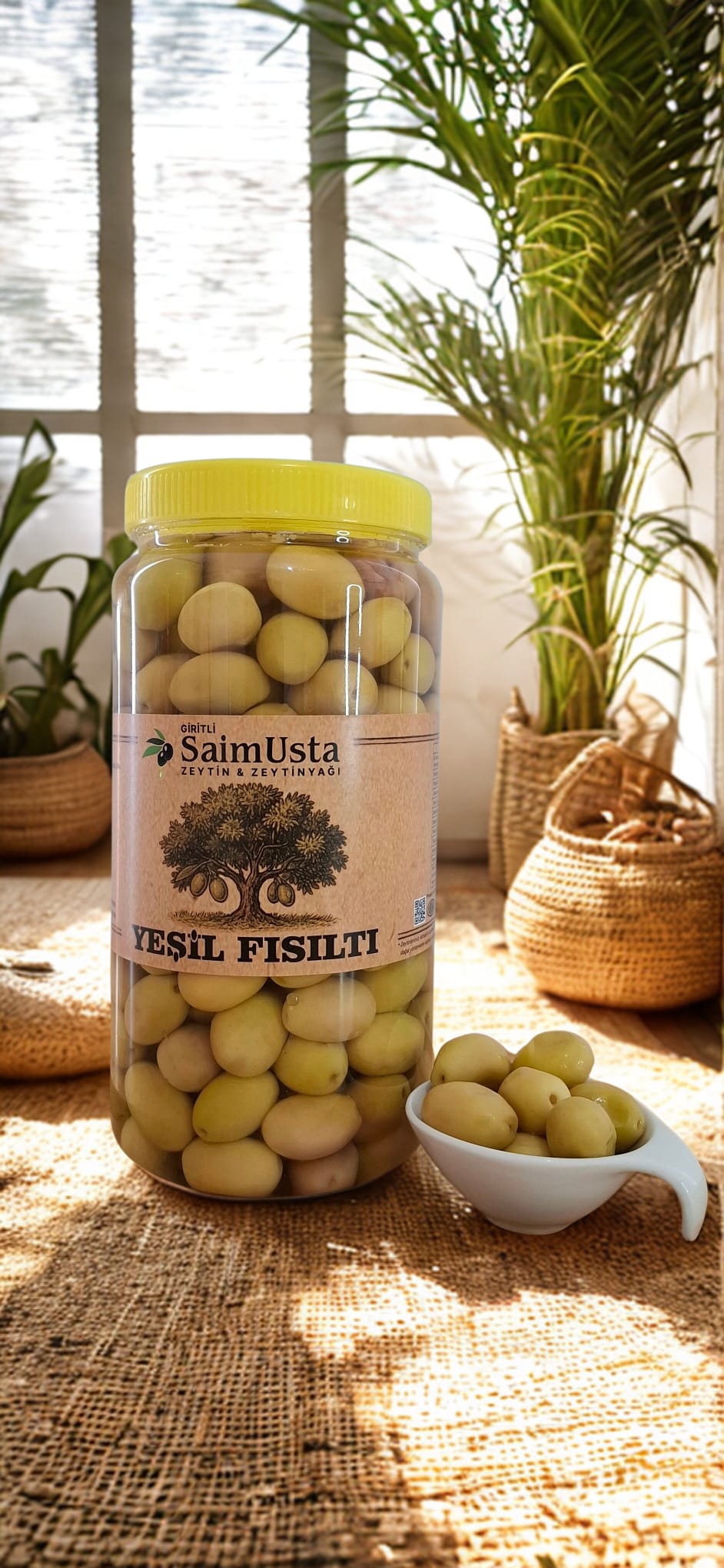 Hanımeli Kırma Yeşil Zeytin