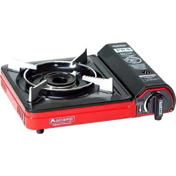 ORCAMP CK-505/TEKLİ PORTATİF OCAK KÖŞELİ KIRMIZI