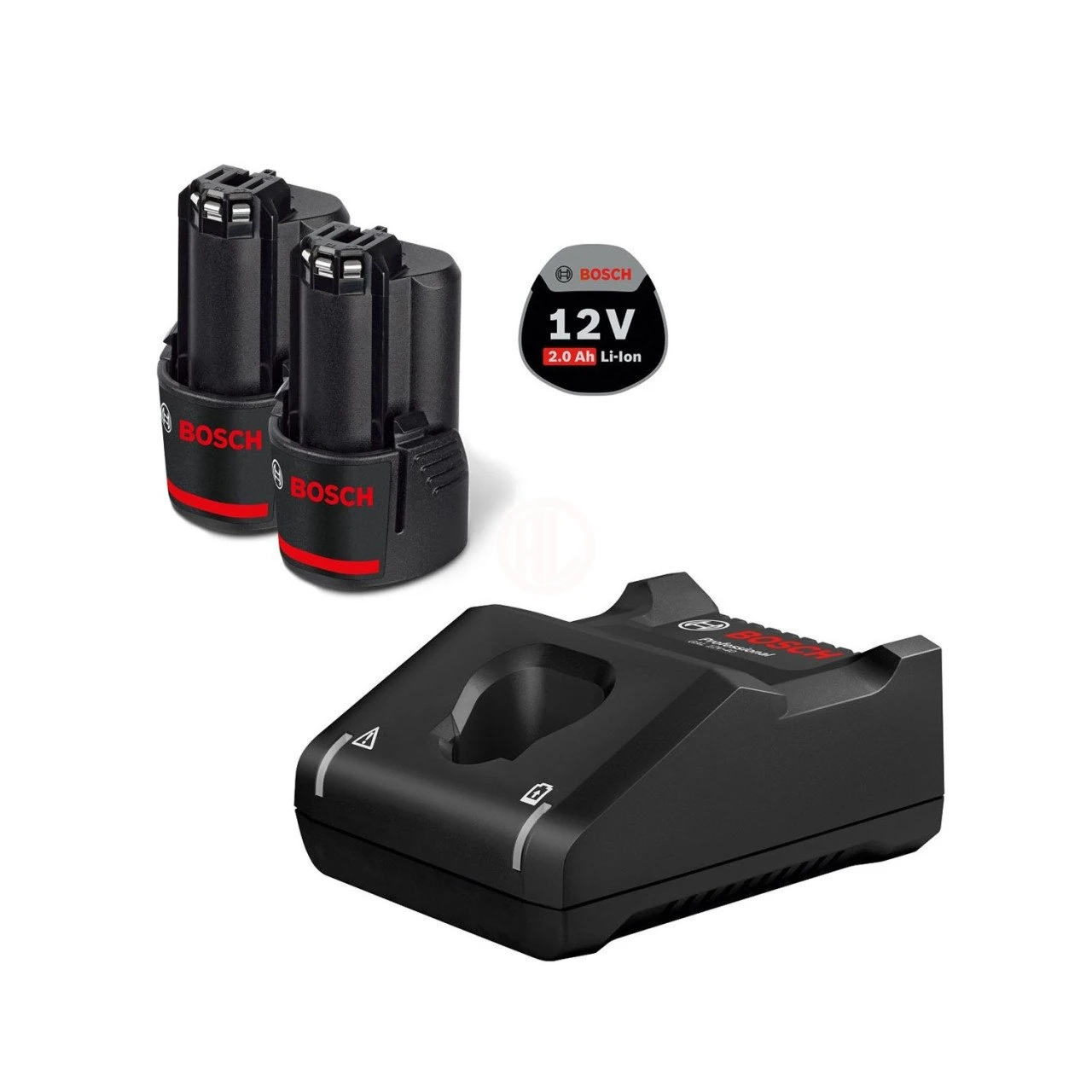 BOSCH 12V BAŞLANGIÇ SETİ 2X2.0 AH + GAL 12V-40