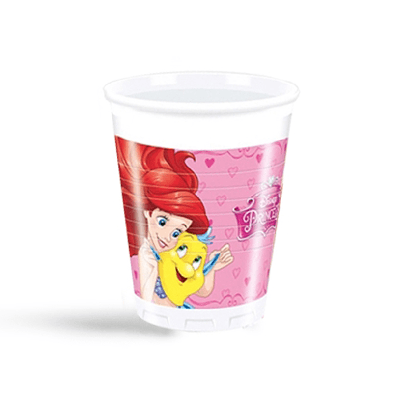 Disney Princess Plastik 8'li Bardak