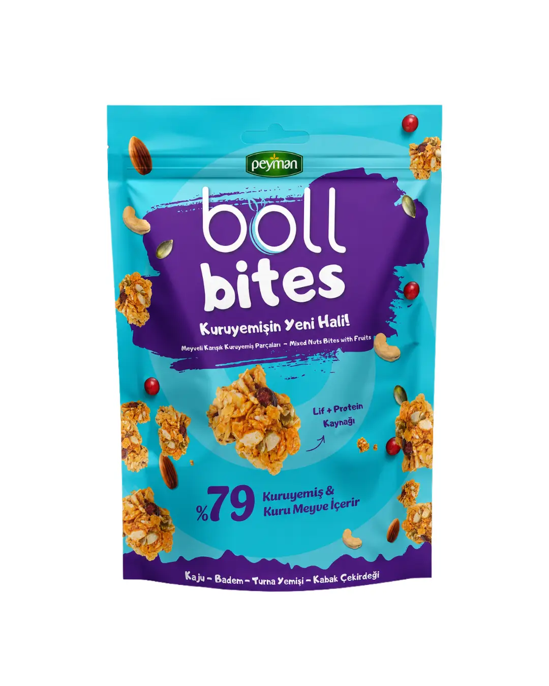 Boll Bites Meyveli Karışık Kuruyemiş Parçaları