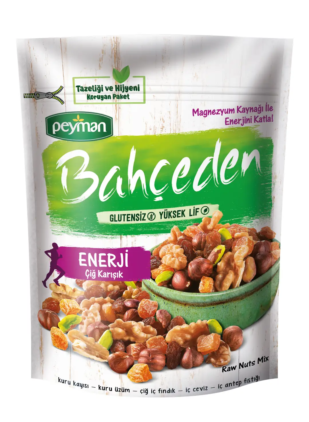 Peyman Bahçeden Çiğ Karışık Enerji 140 g