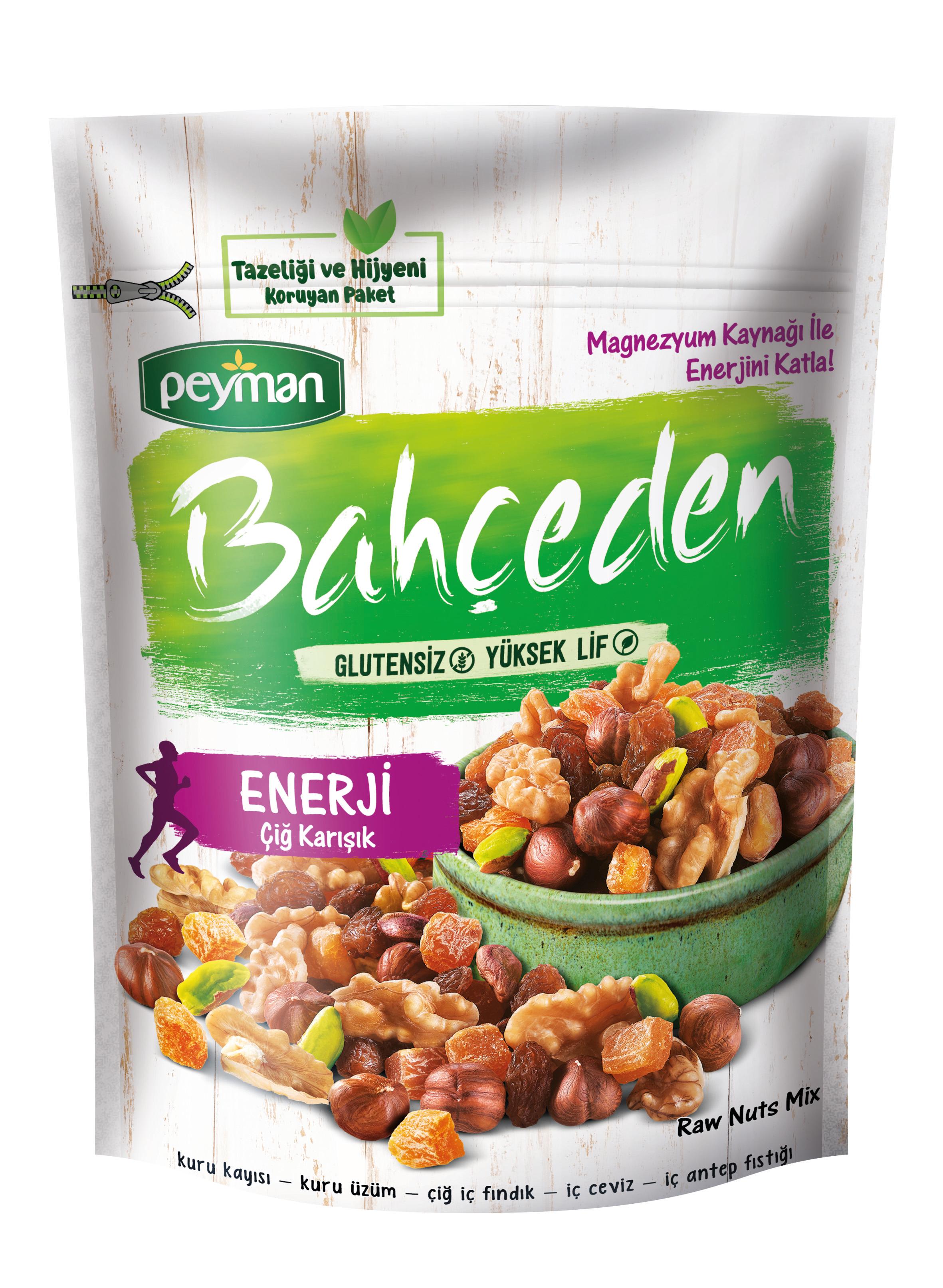 PEYMAN BAHÇEDEN ÇİĞ KARIŞIK ENERJİ 140G