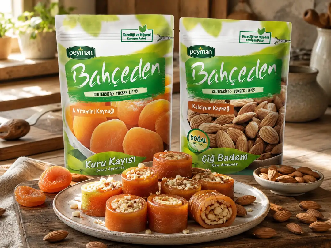 Bademli Kuru Kayısı Pestili Ruloları
