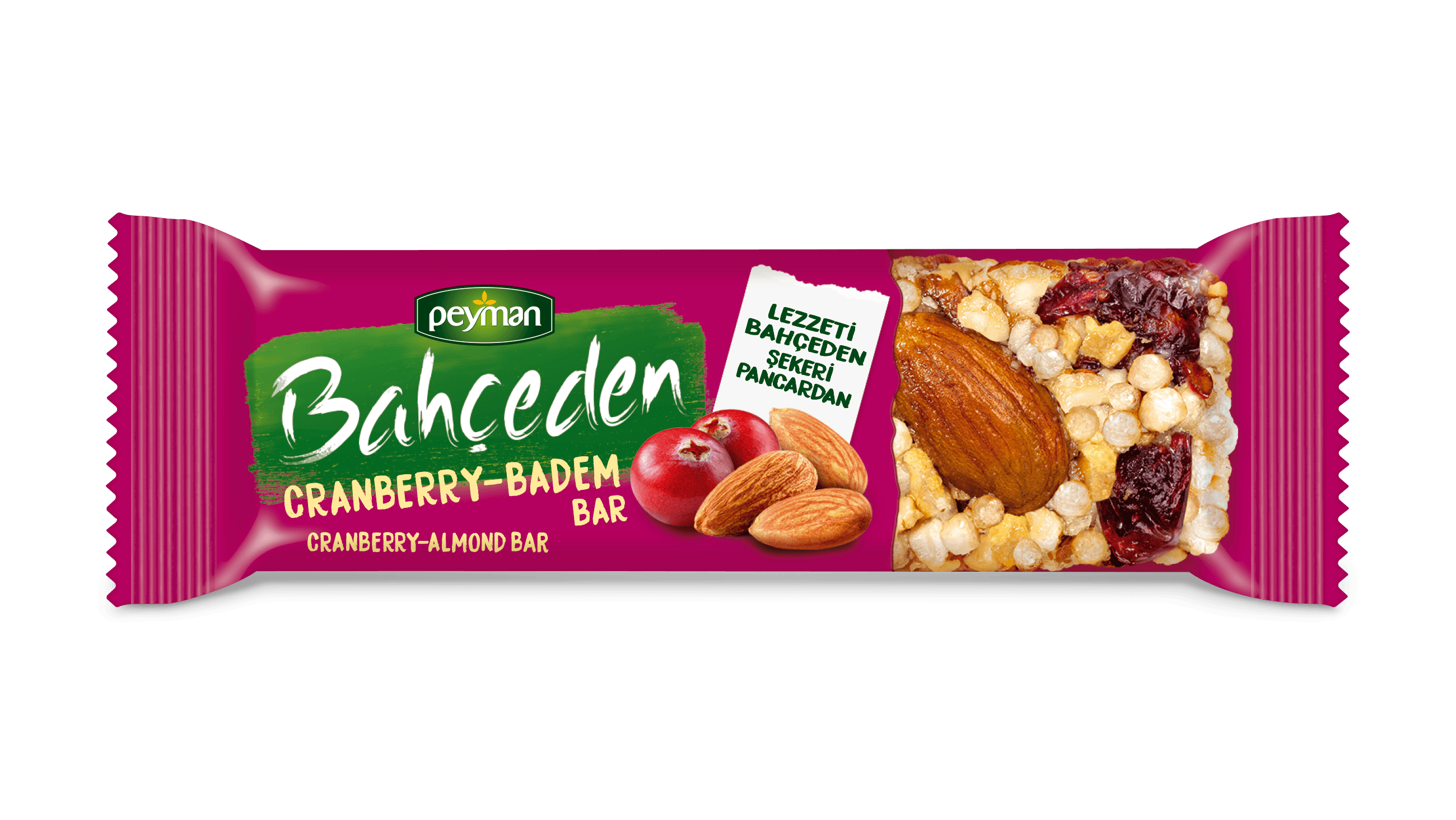 Peyman Bahçeden Badem Cranberry Bar
