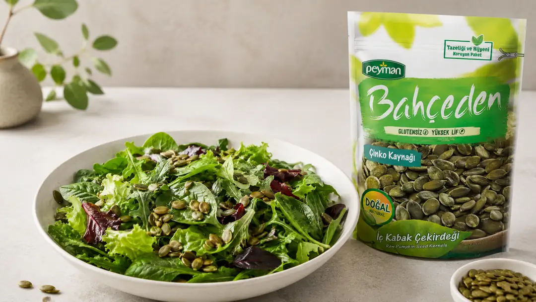 Kabak Çekirdekli Yeşil Salata