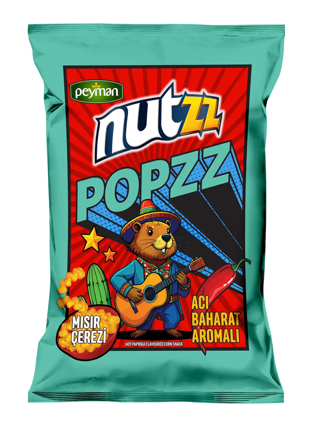 Nutzz Popzz Acı Baharat Aromalı 100 g