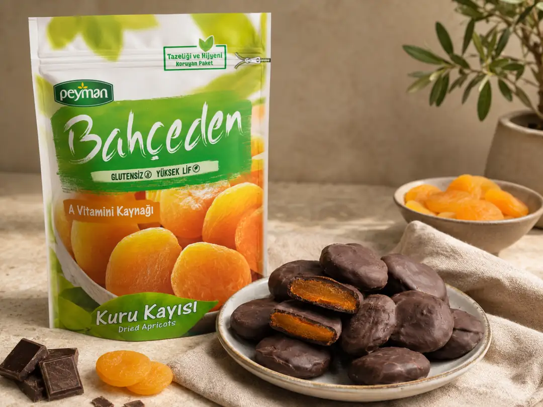 Bitter Çikolata Kaplı Kayısılar