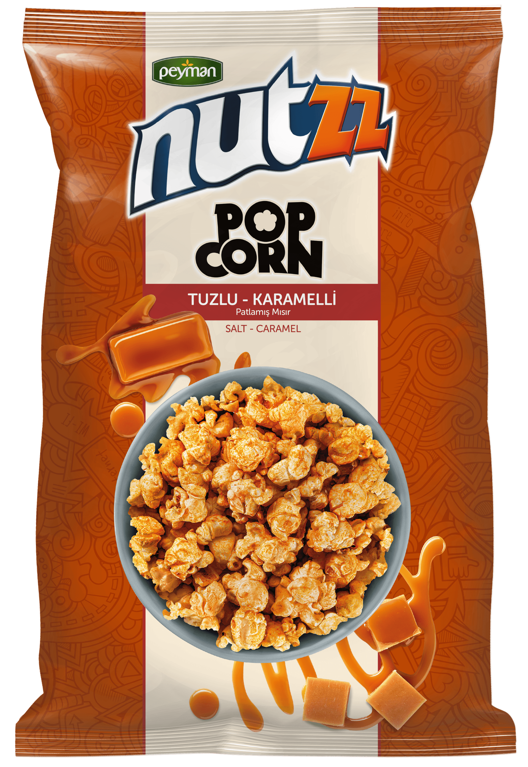 NUTZZ POPCORN TUZLU KARAMELLİ 90G