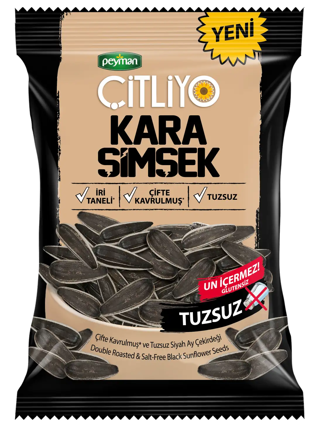 Çitliyo Kara Şimşek Tuzsuz 80 g