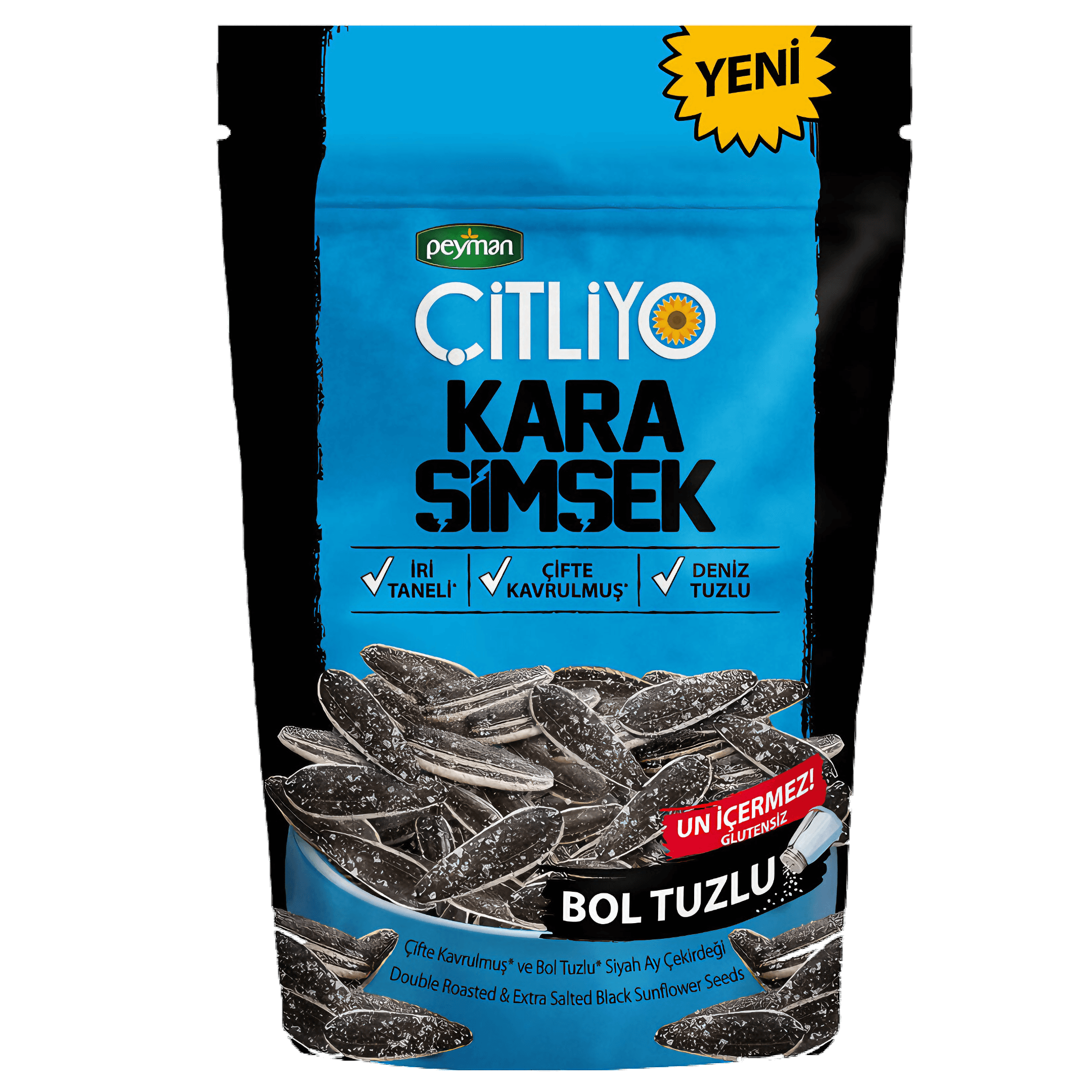 Çitliyo Kara Şimşek Bol Tuzlu 180G