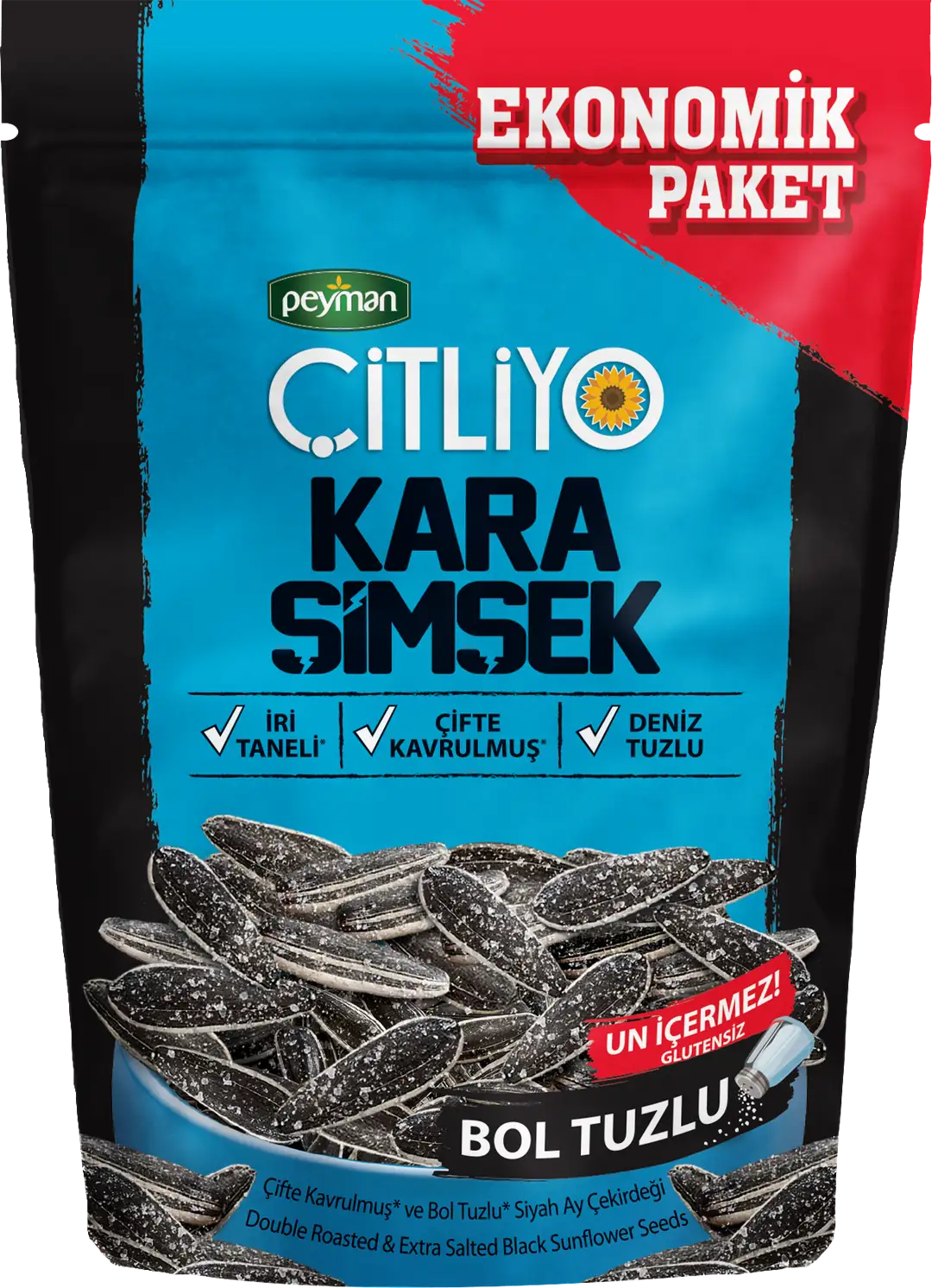 Çitliyo Kara Şimşek Bol Tuzlu 180 g