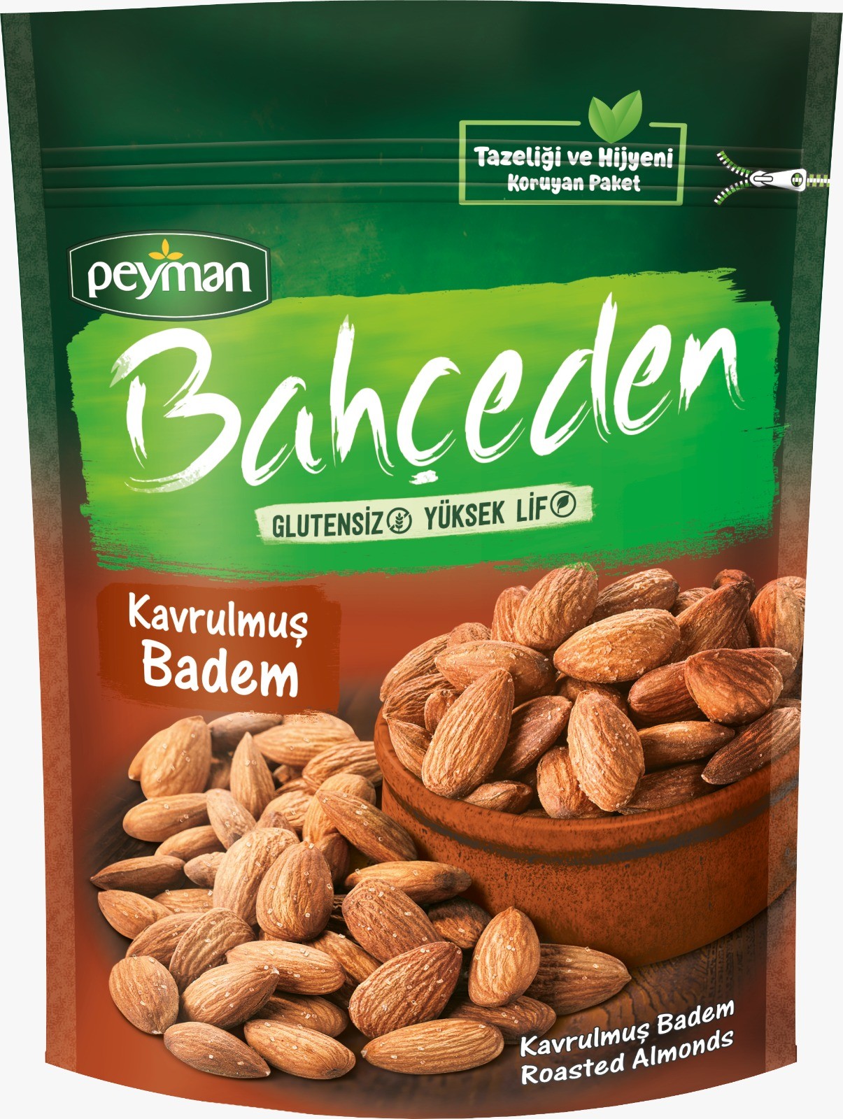 PEYMAN BAHÇEDEN KAVRULMUŞ BADEM 140G
