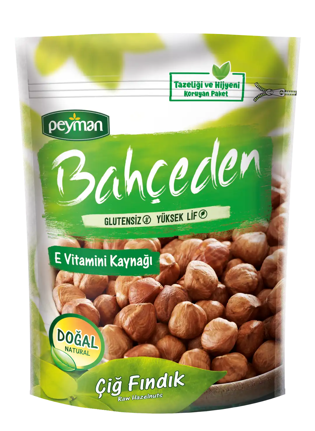 Peyman Bahçeden Çiğ Fındık İçi 140 g