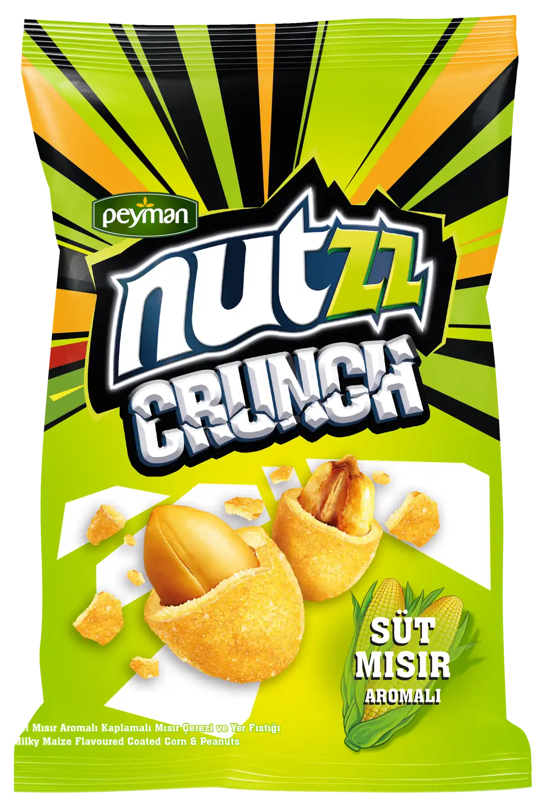 Nutzz Crunch Süt Mısır Aromalı 90 g