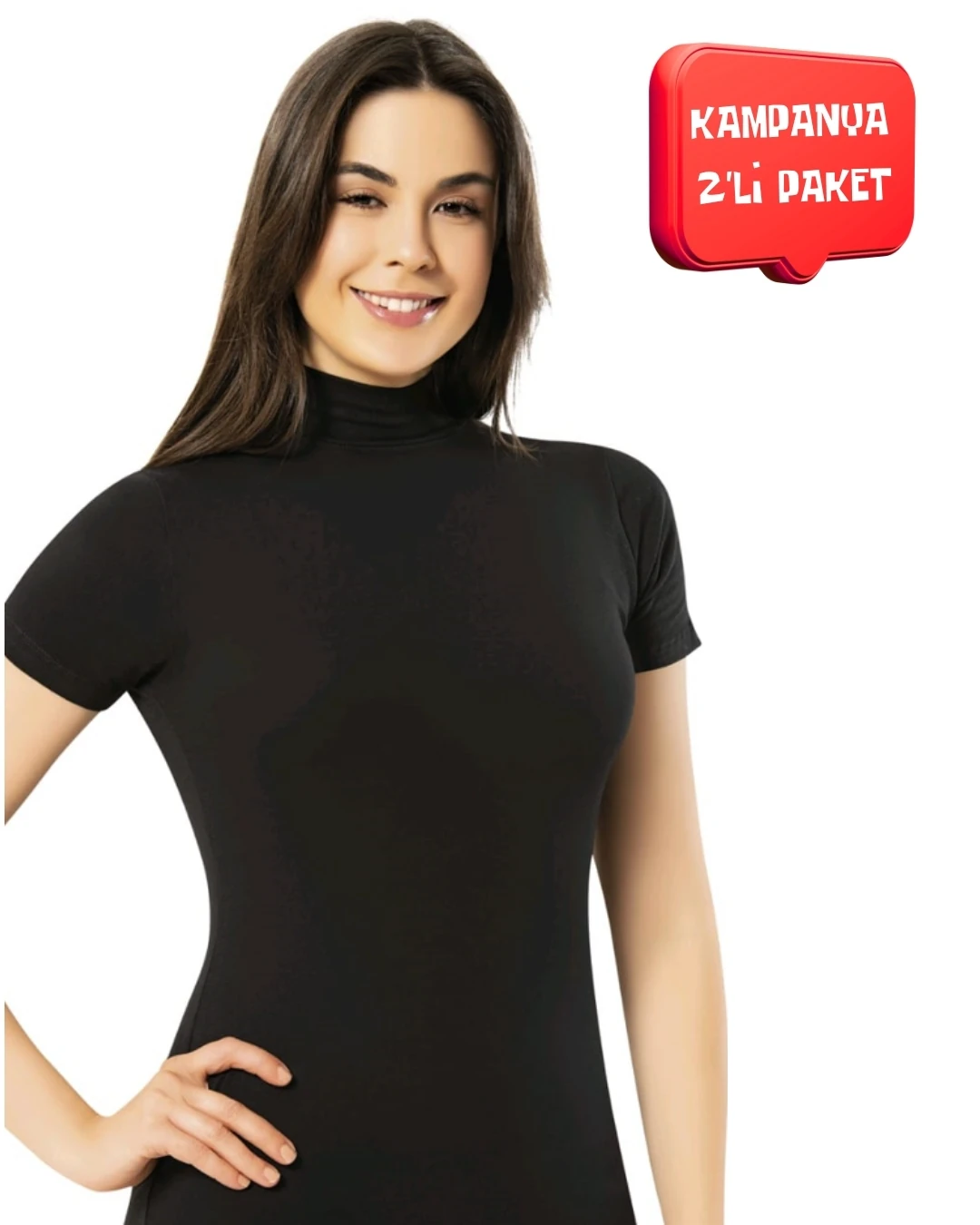 Balıkçı Yaka Kısa Kol Body (code 33)