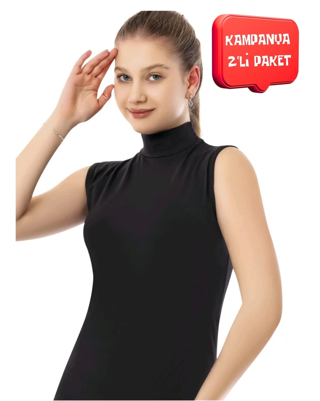 Balıkçı Yaka Sıfır Kol Body (code 32)