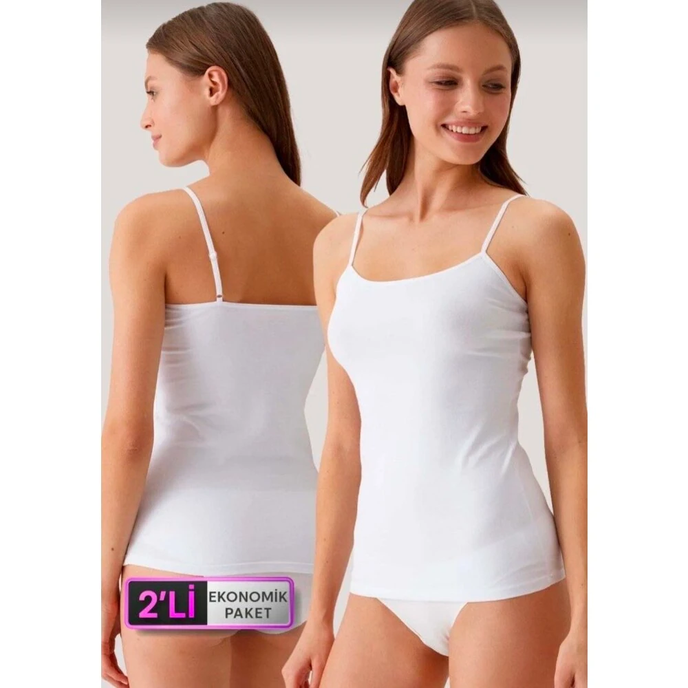 İp Askılı Atlet 2’li Paket