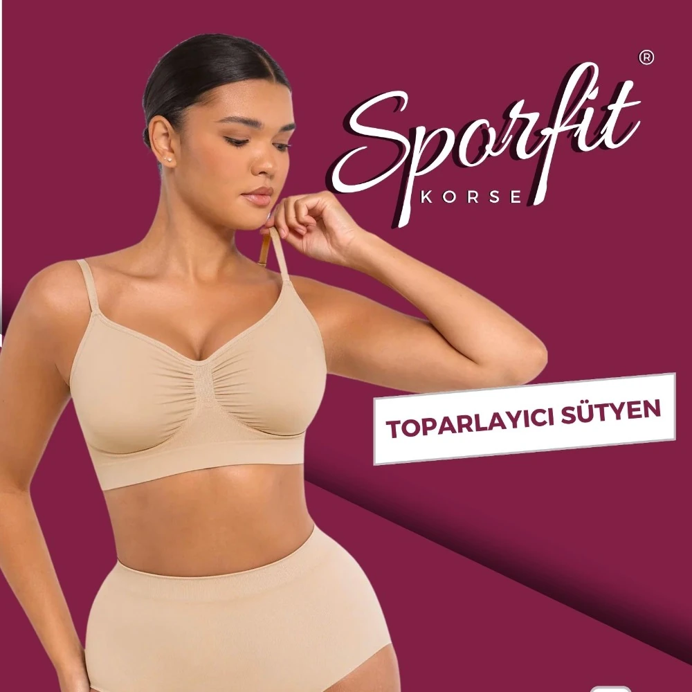 İnce Askılı Toparlayıcı Pedli Sütyen