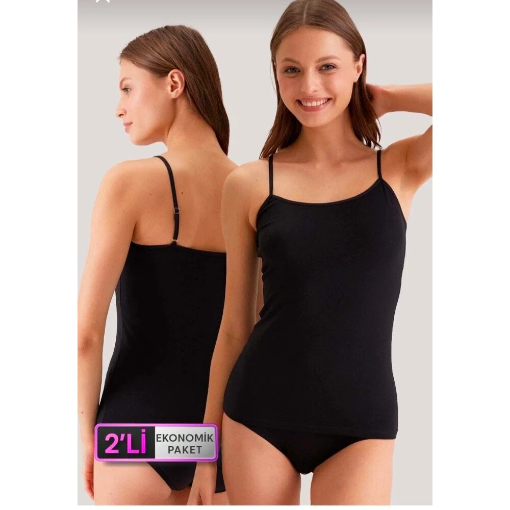 İp Askılı Atlet 2’li Paket