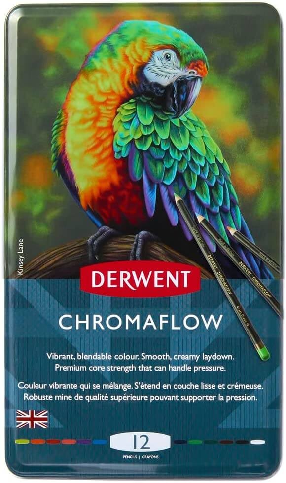 Derwent Chromaflow 12'li Kuru Boya Kalem Seti / 2305856
