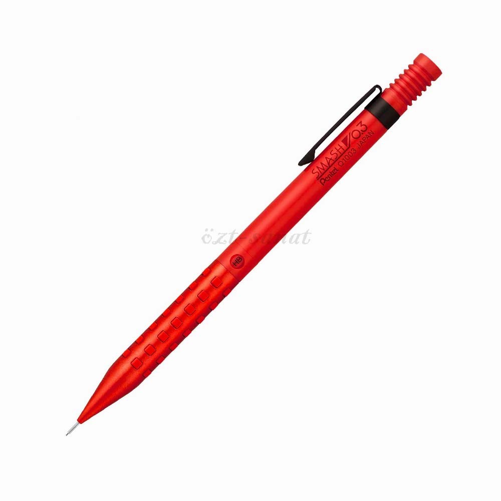Pentel Smash Q1003 2021 Özel Seri 0.3 mm Mekanik Kurşun Kalem Kırmızı