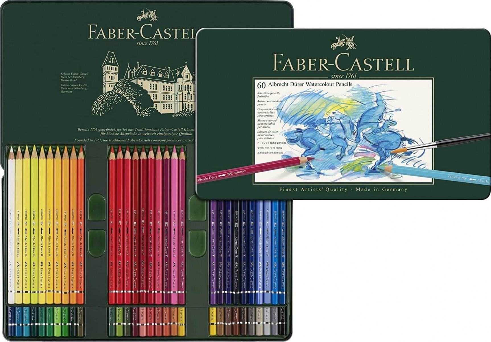 Faber Castell Albrecht Dürer 60'lı Sulandırılabilir Kalem Seti / 117560