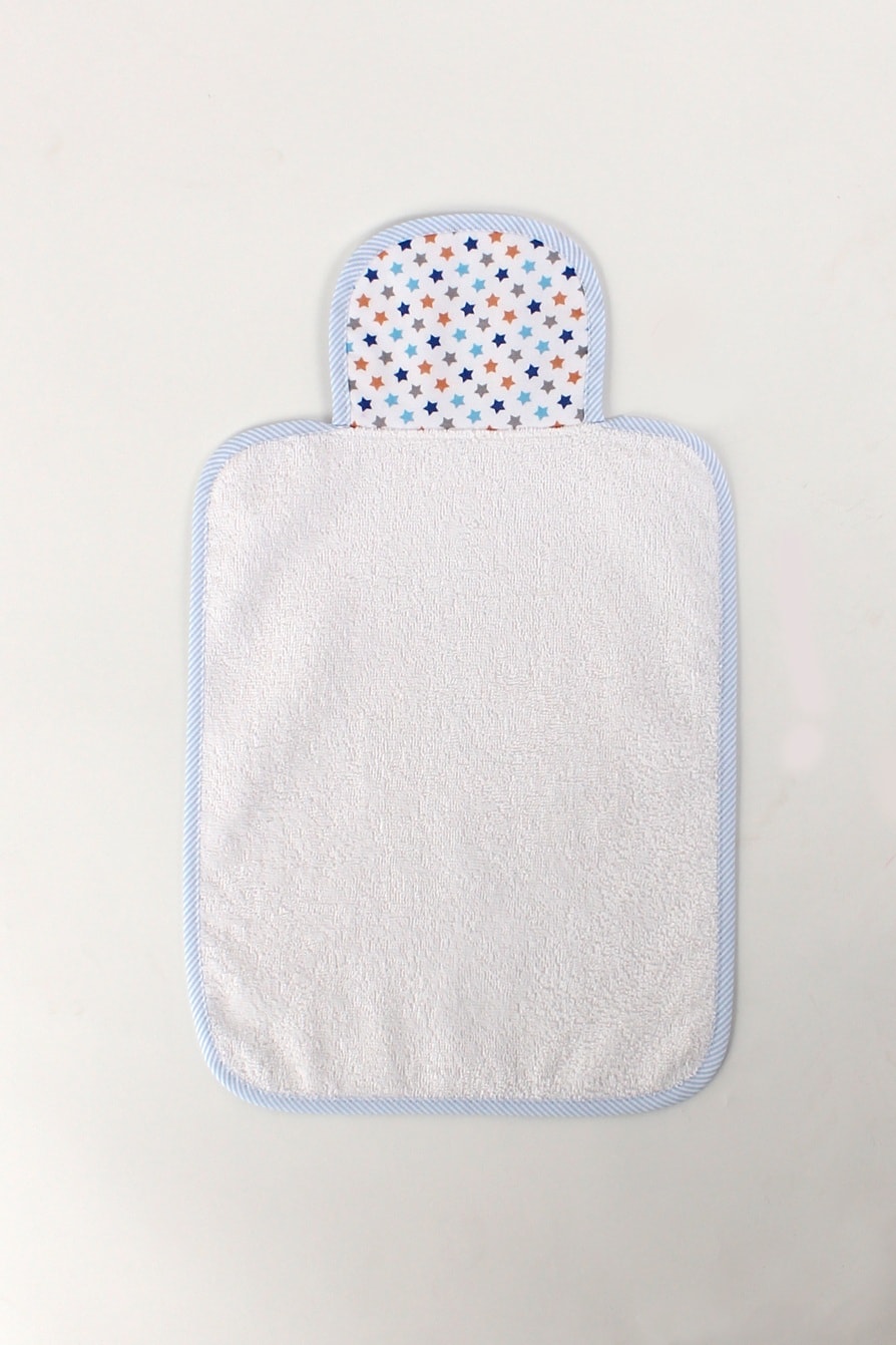  NEW BABY3 | 4-6 YAŞ Nefes Alan Sırt Bezi %100 Pamuklu, Kreş ve Oyun Zamanı Havlu Sırtlık