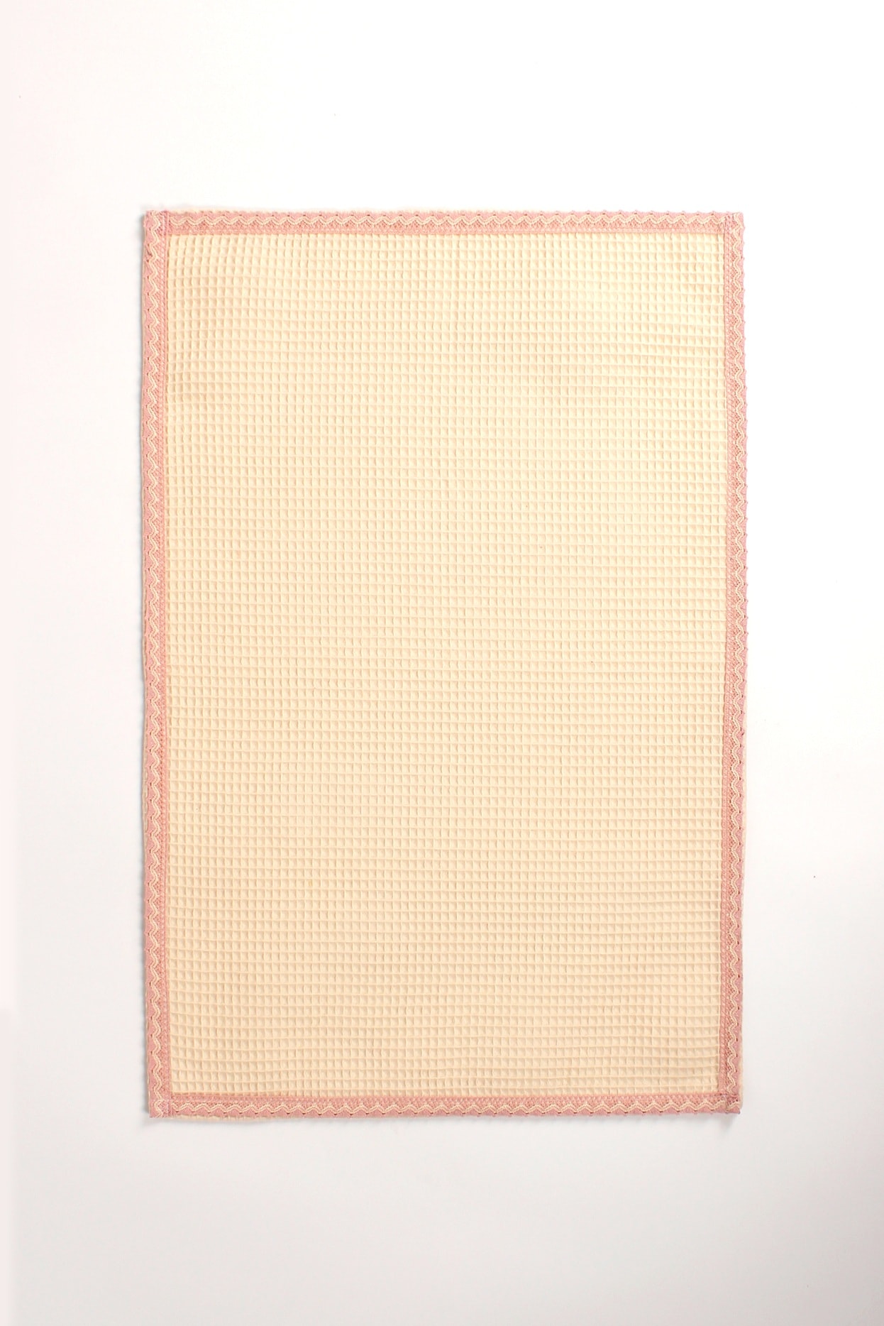 SoftLace Dantelli Waffle Havlu | Mutfak Bezi | Şık ve Zarif Tasarım | 50x70cm