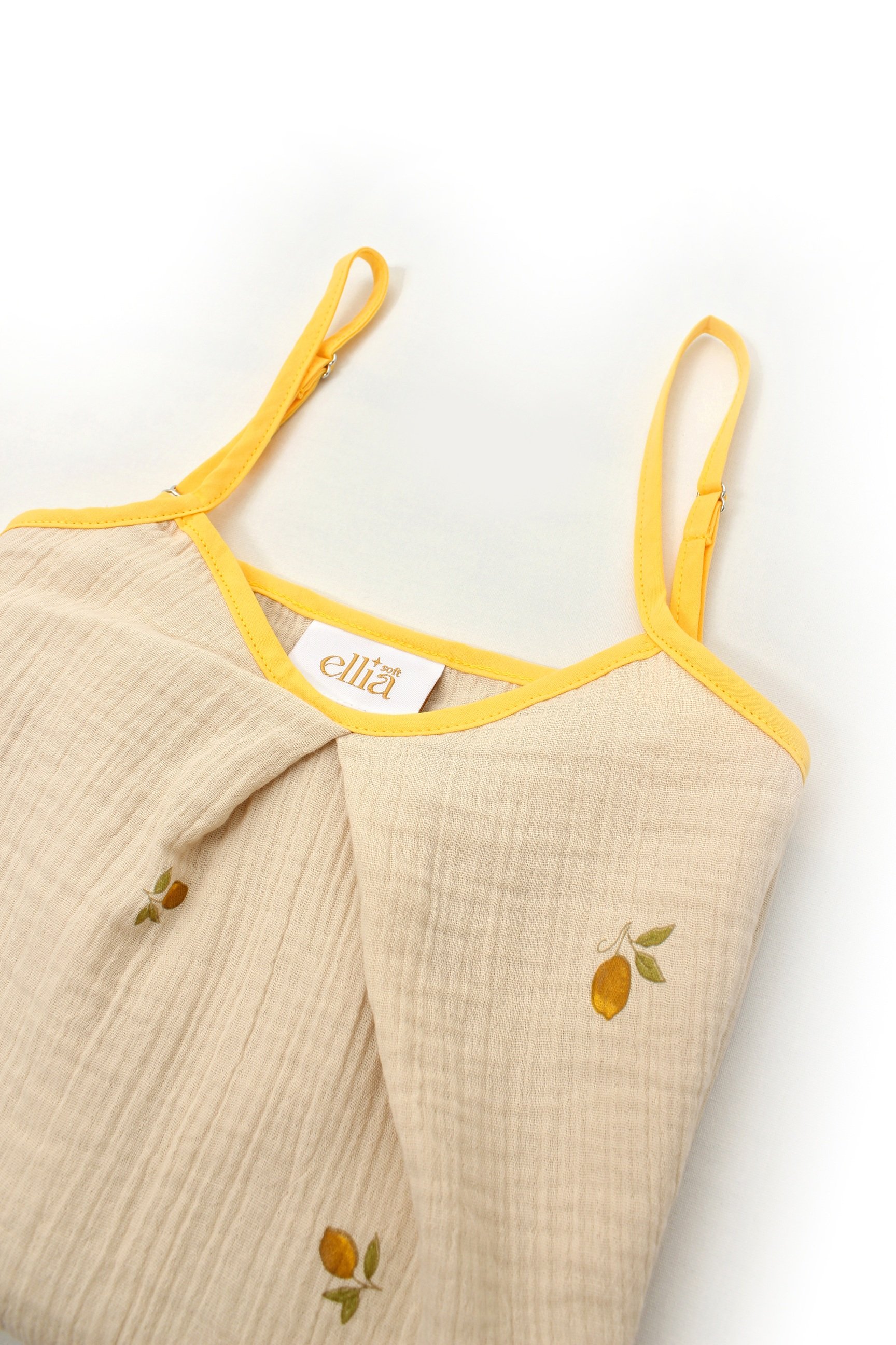 Pure Comfort Müslin Yaz Seti – Nefes Alan İp Askılı Takım