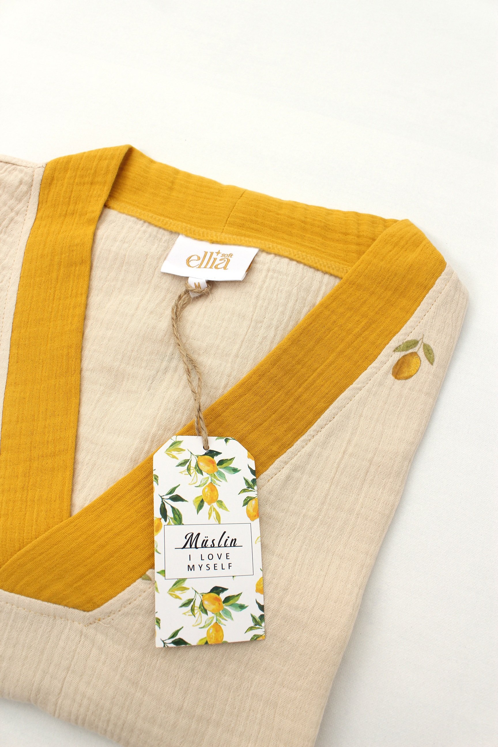 Natura Soft Yazlık İkili Takım| Müslin Crop Set | %100 Pamuk