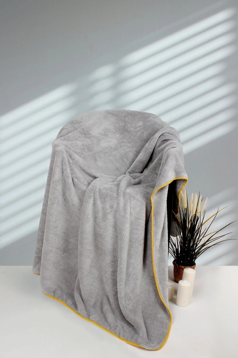 Pallium Tek Kişilik Wellsoft Peluş Tv Battaniyesi Çoban Dikişli (120x170 Cm)