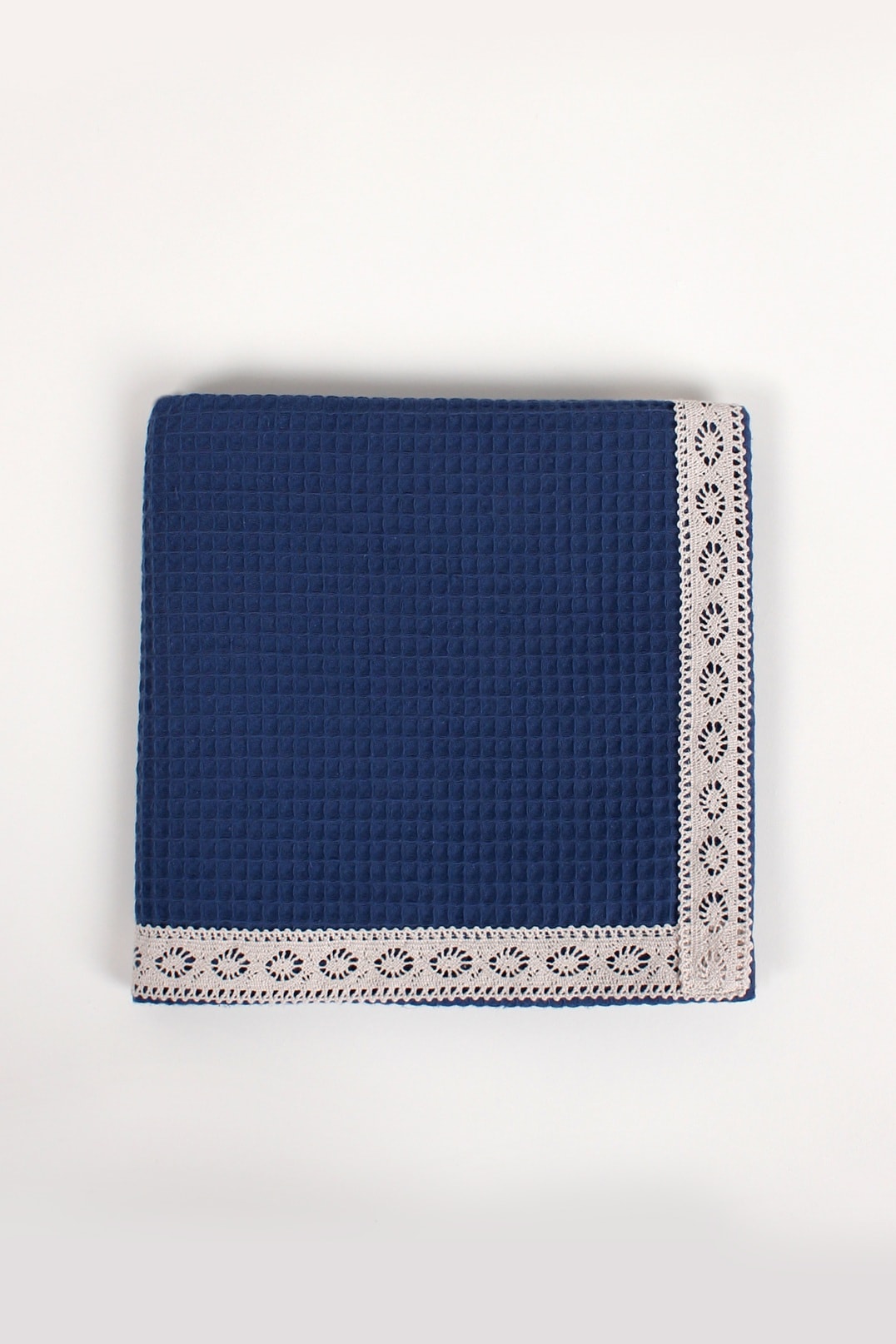 SoftLace Dantelli Waffle Havlu | Mutfak Bezi | Şık ve Zarif Tasarım | 50x70cm
