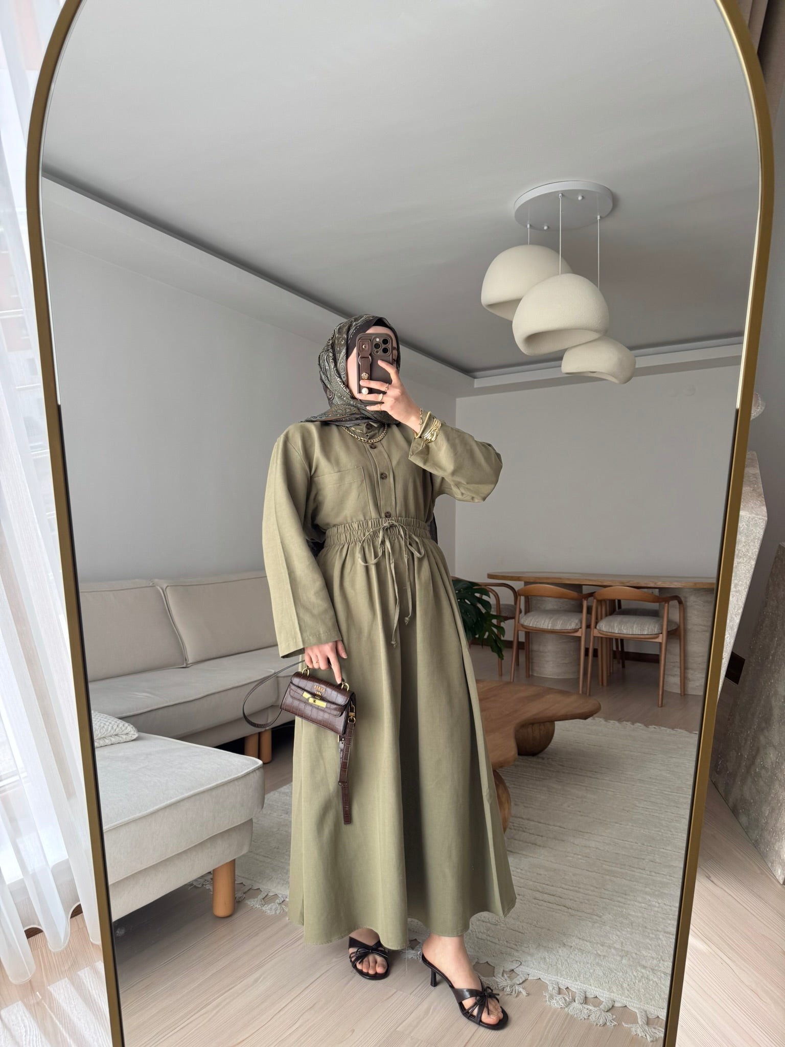 Lina Etekli Takım - Haki