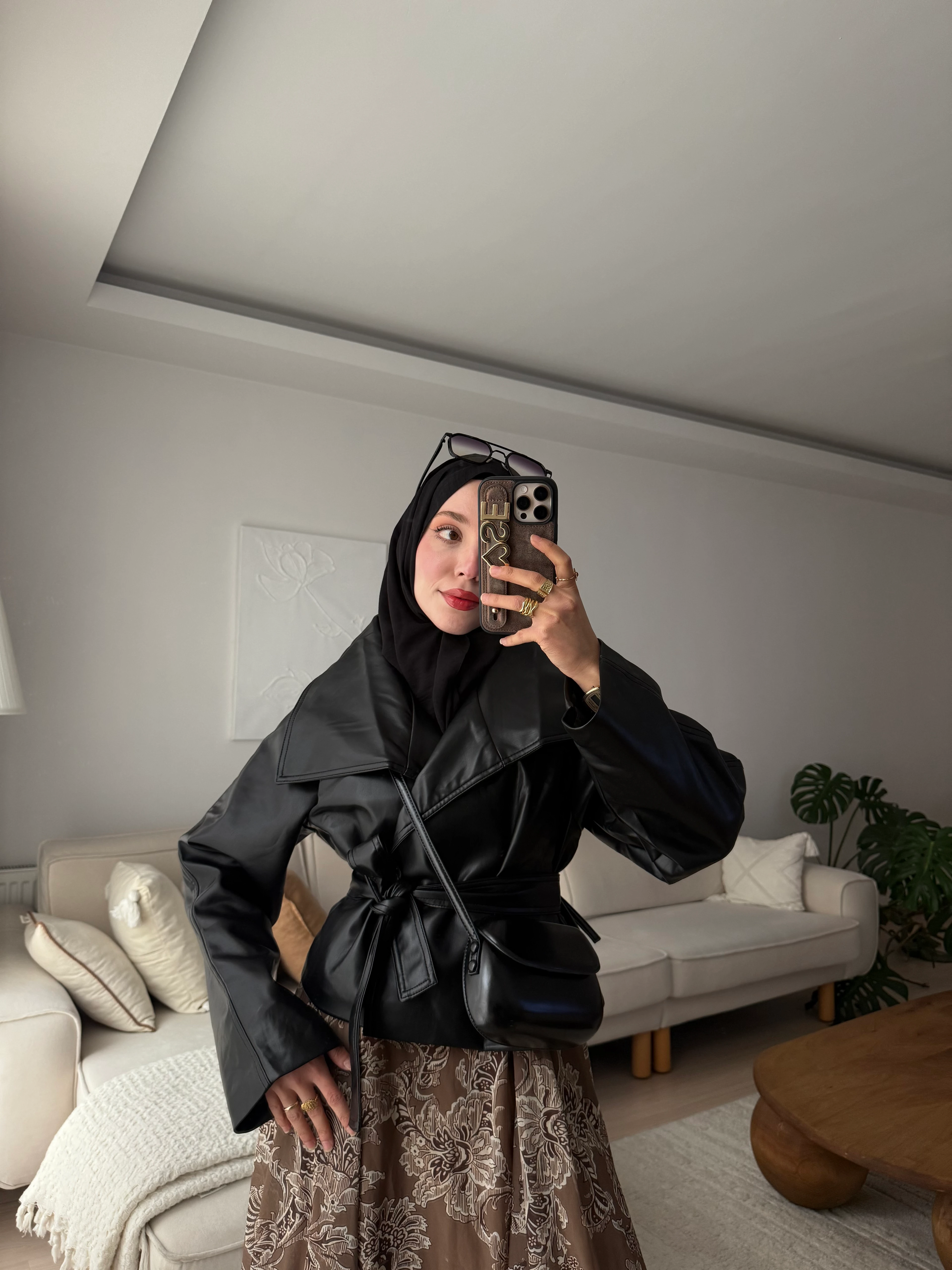 Premium Deri Ceket - Siyah