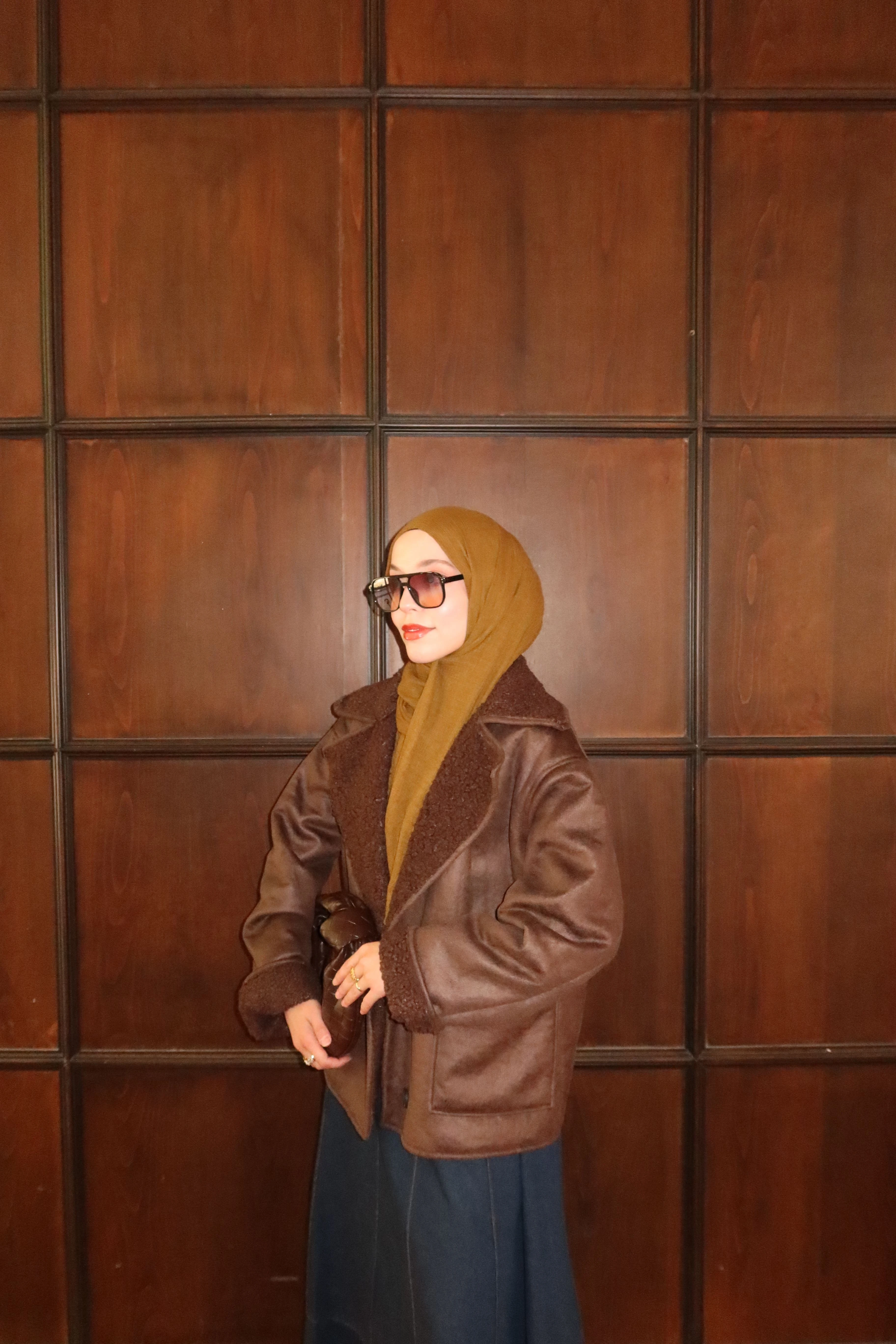 ZRA BİKER KABAN  - Kahverengi