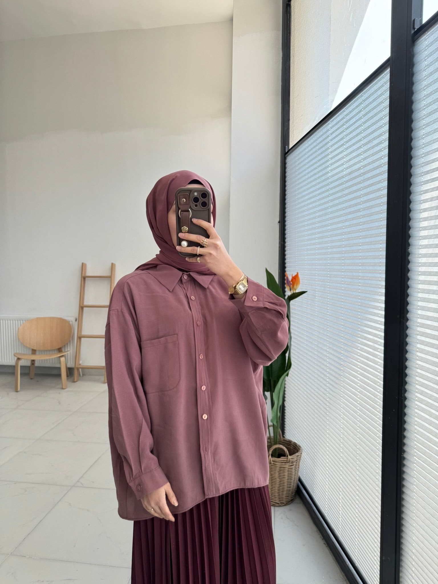 Tencel Oversize Gömlek