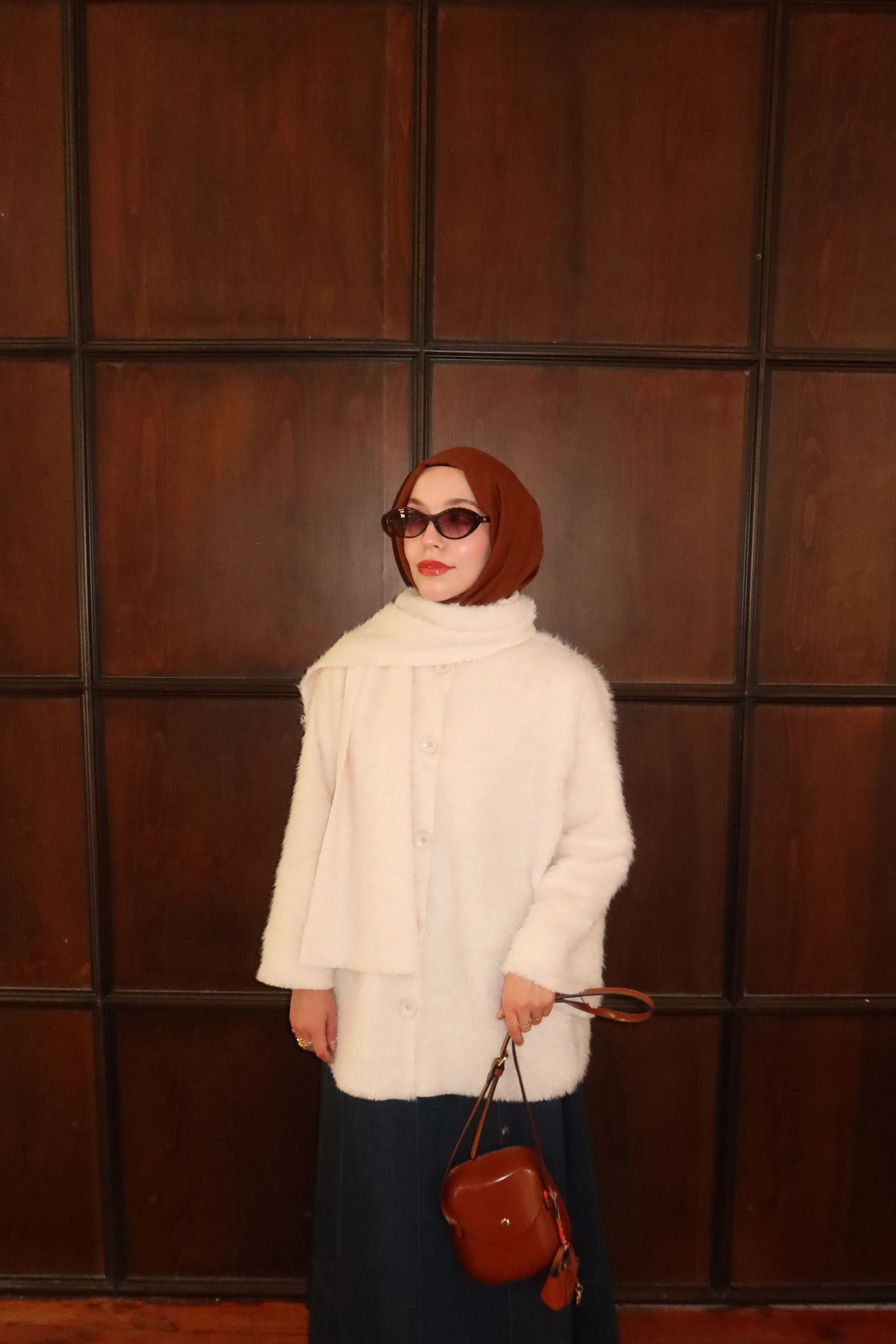 Atkılı Ceket - Krem