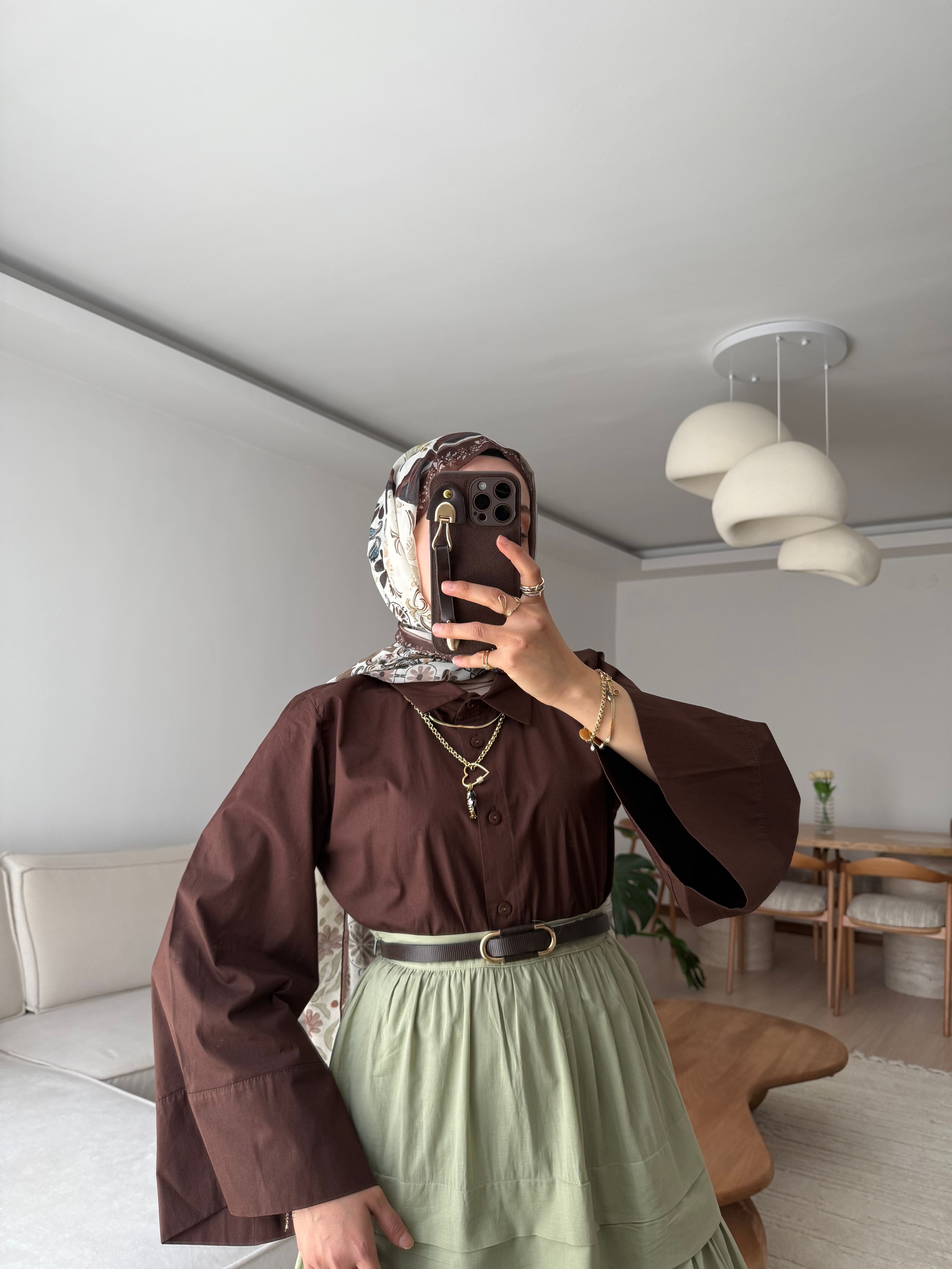 Rina Poplin Gömlek 