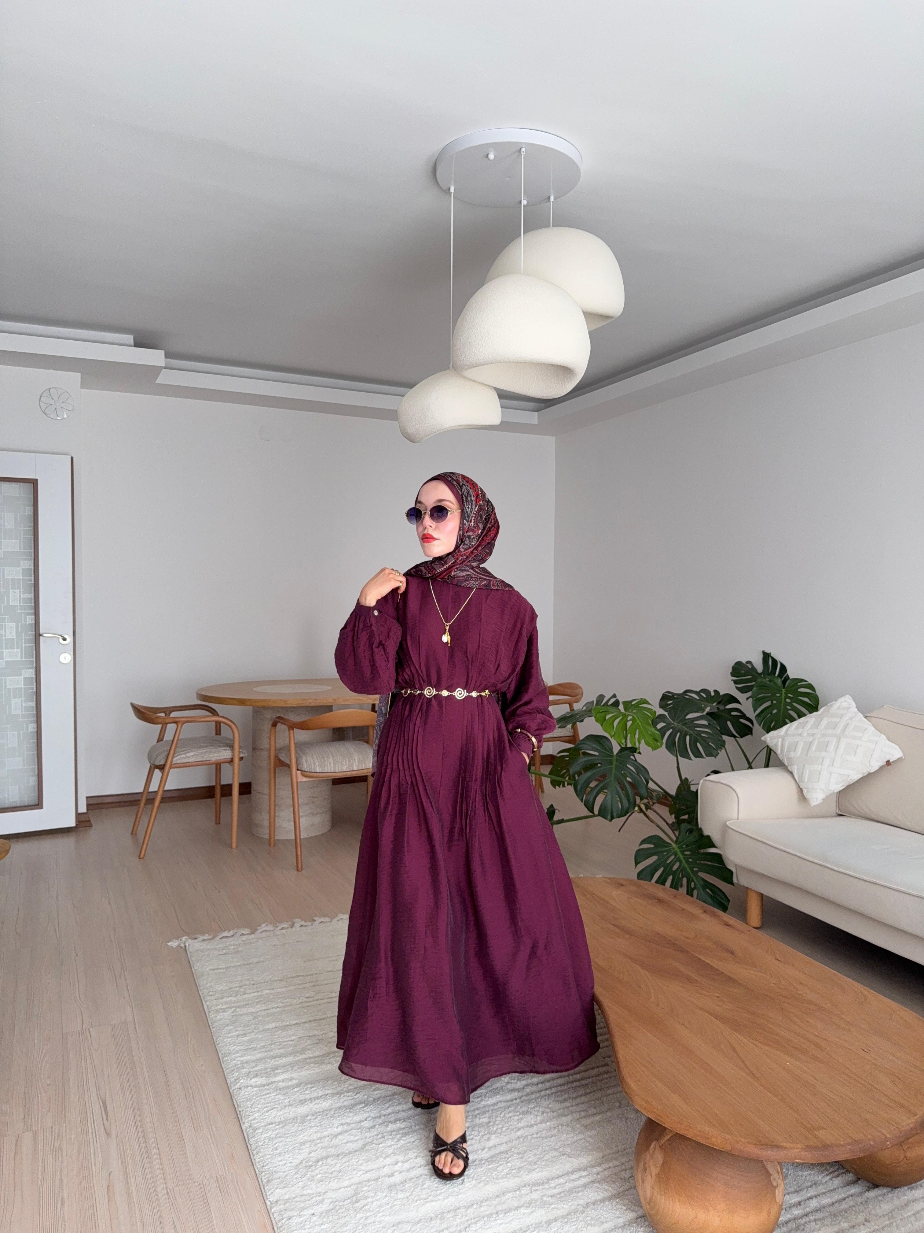 Sove Elbise  - Bordo