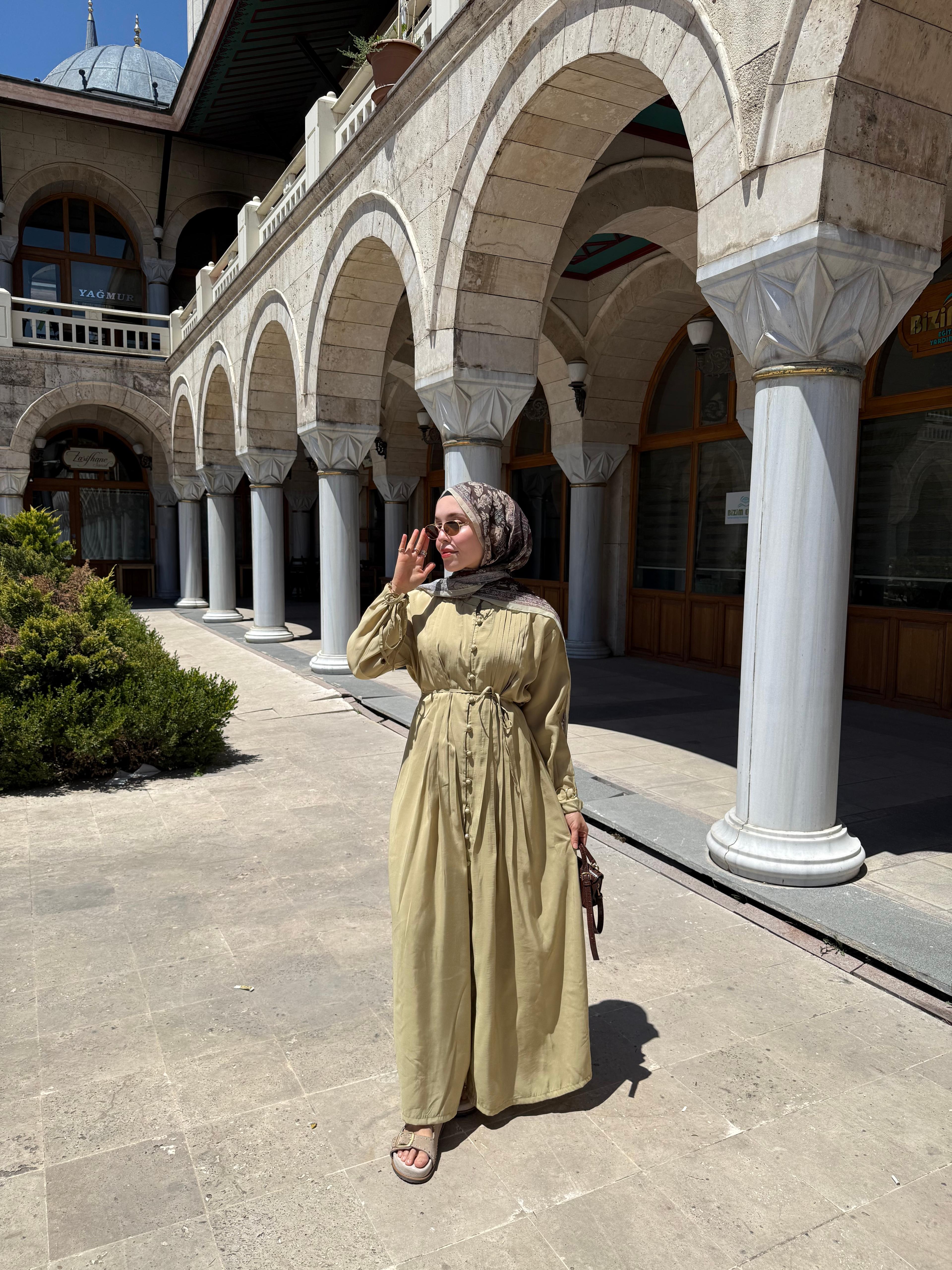 Mina Elbise  - Açık Yeşil