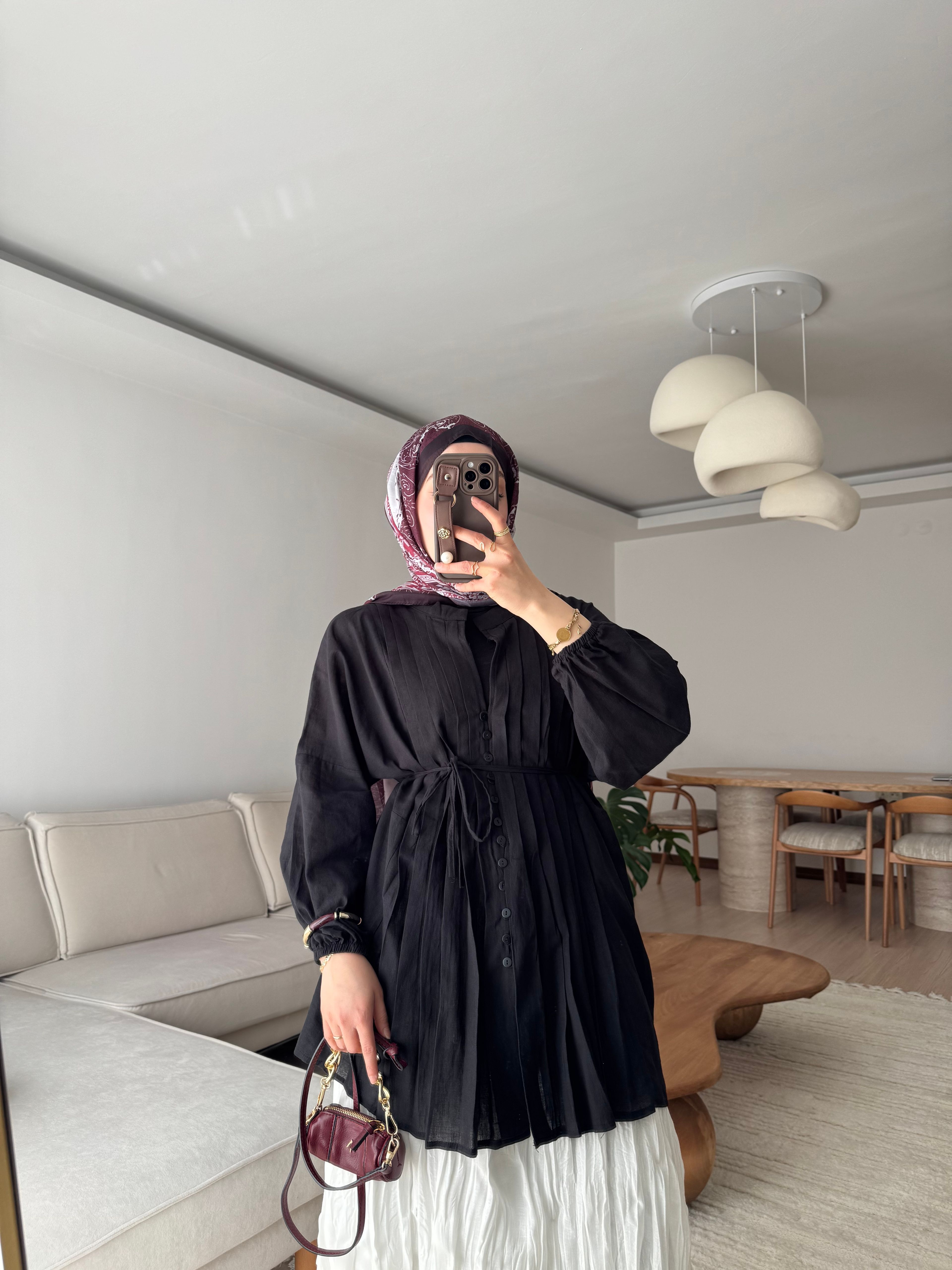Tunik Gömlek - Siyah