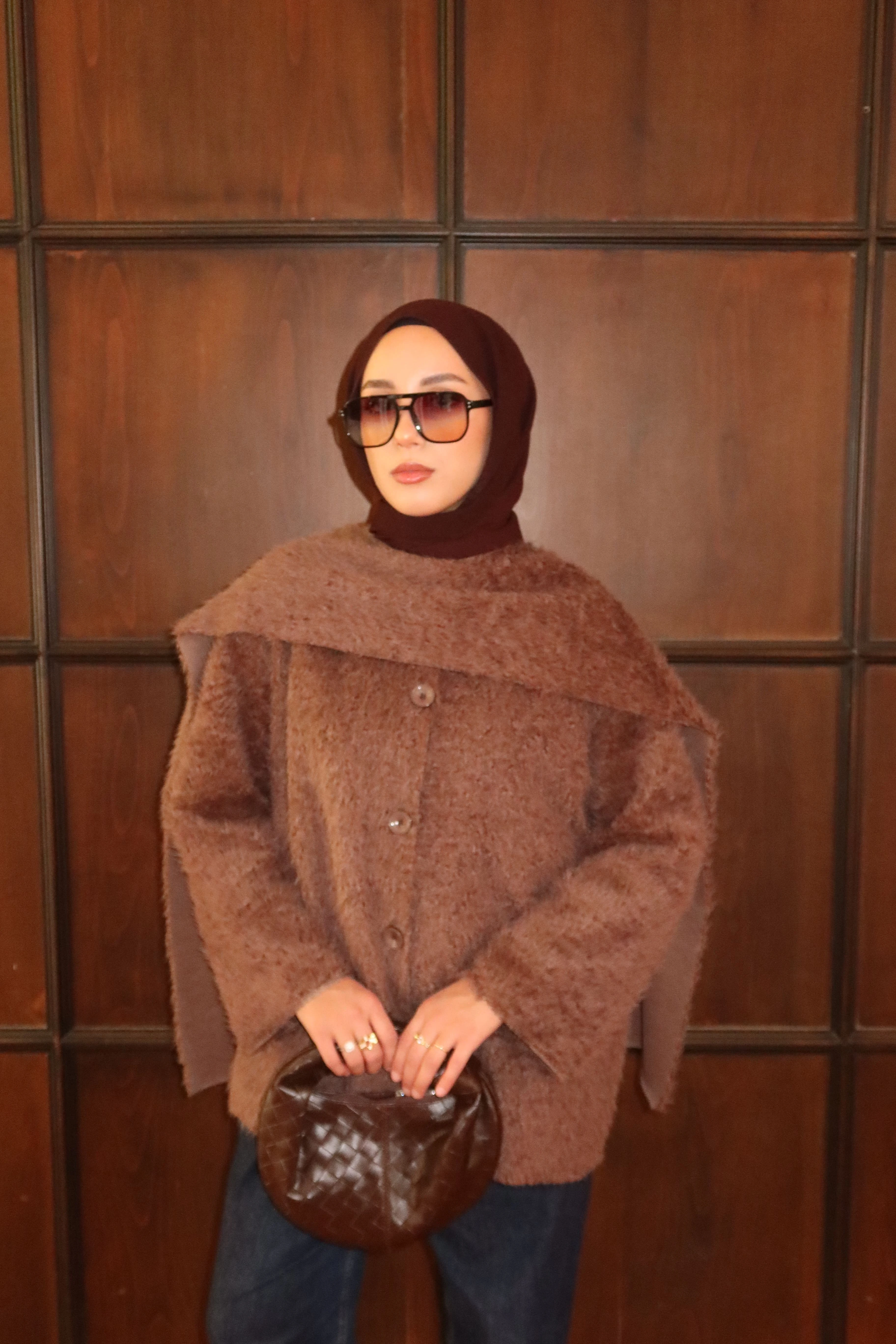 Atkılı Ceket - Kahverengi