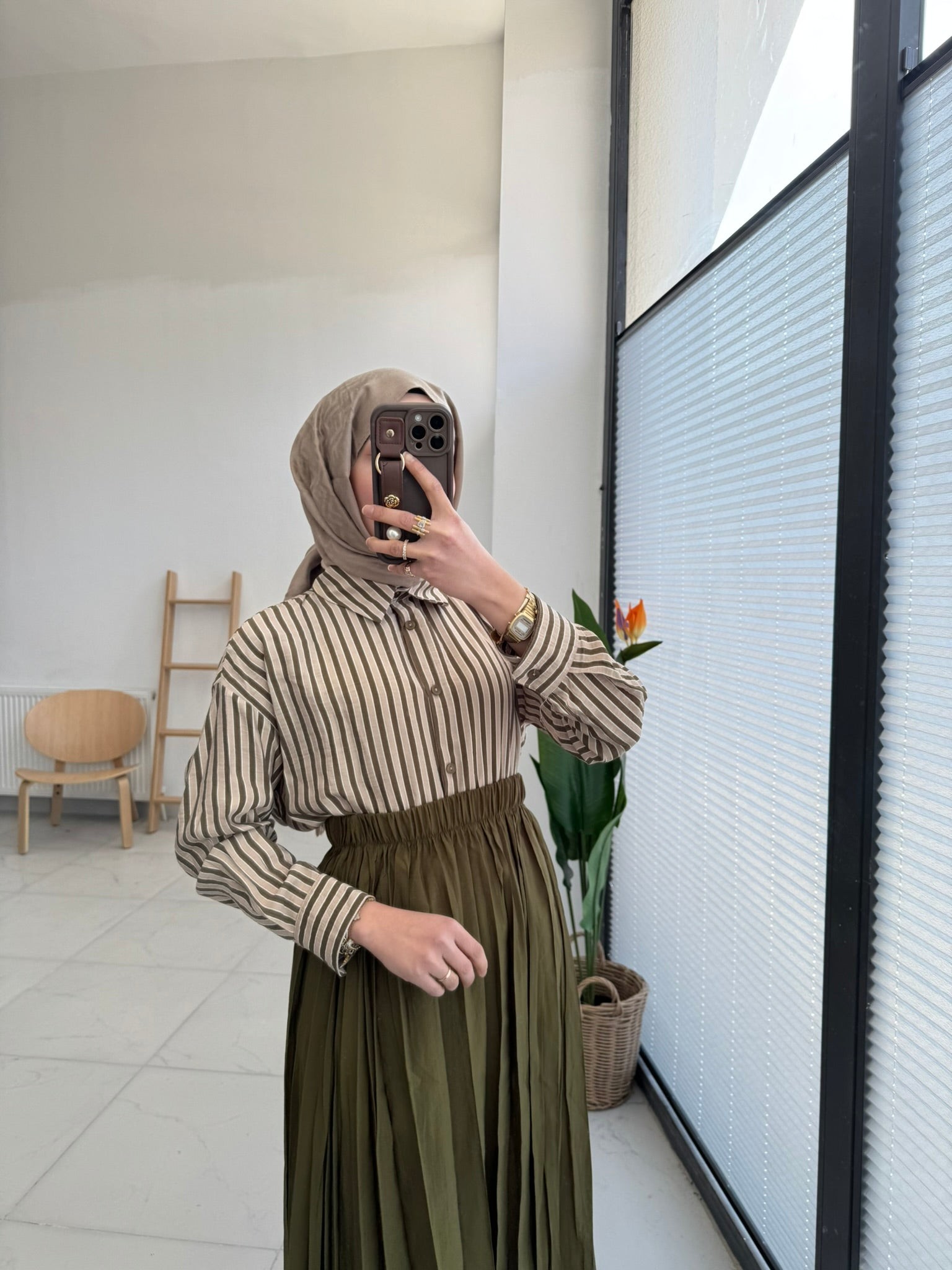 Tencel Kraşlı Etek