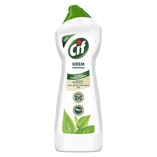 Cif Krem Yüzey Temizleyici Amonyaklı 750ml