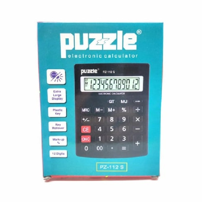 Puzzle PZ-112S Hesap Makinesi