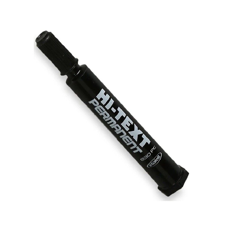 Hi-Text Permanent Marker Kesik Uçlu Kalem Siyah