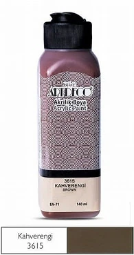 ARTDECO KAHVERENGİ AKRİLİK BOYA 140ML 250315